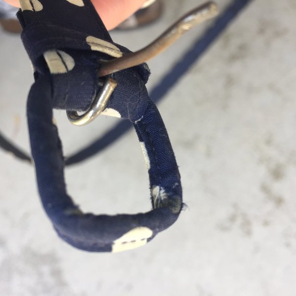 Vintage Dotty Fabric Belt. 3/4" width - Picture 5 of 5